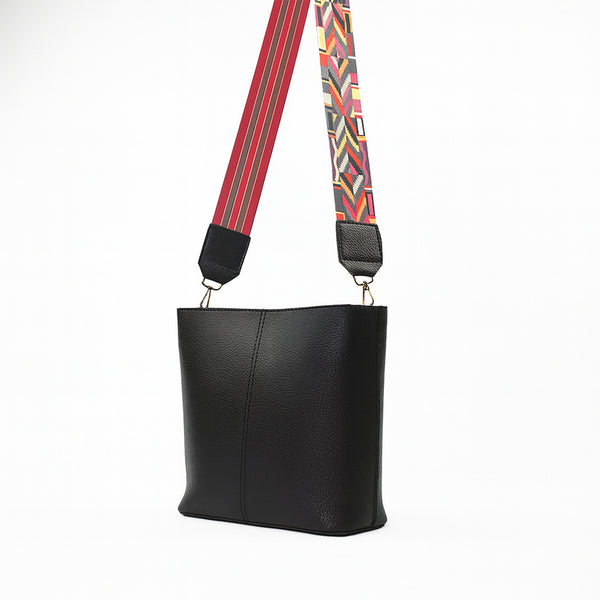 Vintage Large Capacity Shoulder Bag Black