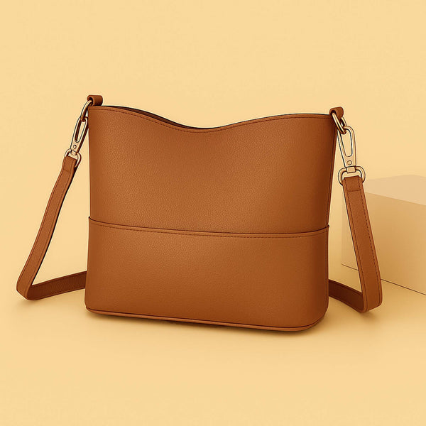 Spacious Crossbody Bag Brown